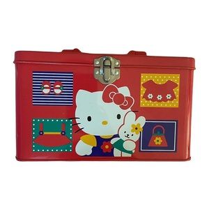 Vintage Sanrio 1996 Hello Kitty Tin Box